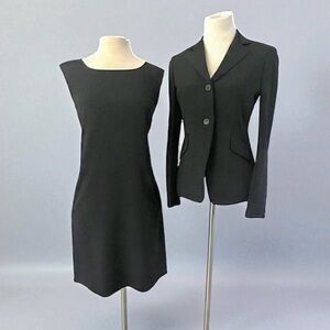 CHARLES NOLAN NEW YORK CLASSIC 2 PIECE DRESS JACKET SUIT SIZE 6